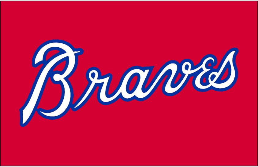 Atlanta Braves 1979-1980 Batting Practice Logo fabric transfer